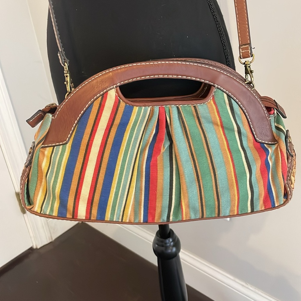 Vintage Colorful Fossil Half Moon Bag - Picture 3 of 9